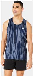 ROAD ALL OVER PRINT SINGLET ΜΠΛΟ (9000194716-79755) ASICS PERFORMANCE