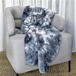 ΓΟΥΝΙΝΗ ΚΟΥΒΕΡΤΑ ΚΑΝΑΠΕ (130X170) HOME RABBIT FUR ΓΚΡΙ ASLANIS