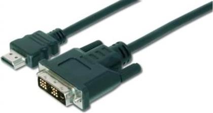 ELECTRONIC AK-330300-020-S VIDEO CABLE ADAPTER 2 M HDMI DVI-D BLACK ASSMANN από το PUBLIC