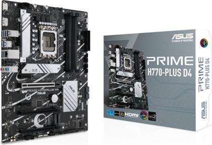 ΜΗΤΡΙΚΗ ΚΑΡΤΑ PRIME H770-PLUS D4 INTEL H770 ATX ΜΕ SOCKET INTEL 1700 ASUS από το PUBLIC