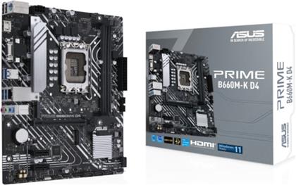 PRIME B660M-K D4 INTEL B660 MICRO ATX ΜΕ SOCKET INTEL 1700 ASUS