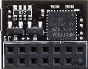 TPM 2.0 14-1 PIN AND SPI INTERFACE MODUL EAL4+ FIPS 140-2 ASUS από το e-SHOP