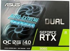 VGA DUAL OC GEFORCE RTX 3060 DUAL-RTX3060-O12G-V2 12GB GDDR6 PCI-E RETAIL ASUS