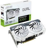 VGA NVIDIA GEFORCE RTX­4060 WHITE 8GB DUAL GDDR6 RETAIL ASUS