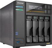 NAS LOCKERSTOR 4 GEN3 AS6804T 4-BAY 3,5''/4X M.2 NVME /AMD 4-CORE/16GB DDR5/2X 10 GBE PORT ASUSTOR