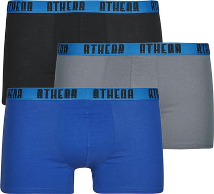 BOXER BASIC COLOR PACK DE 3 ATHENA