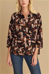 ATTRATIVO ΓΥΝΑΙΚΕΙΑ ΜΠΛΟΥΖΑ ΜΕ FLORAL PRINT - 9922430 ΜΑΥΡΟ ATTRATTIVO