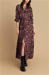 ATTRATIVO ΓΥΝΑΙΚΕΙΟ MAXI ΦΟΡΕΜΑ ΣΕΜΙΖΙΕ ΜΕ FLORAL PRINT - 9921753 ΜΑΥΡΟ ATTRATTIVO