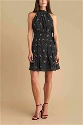 ATTRATIVO ΓΥΝΑΙΚΕΙΟ MINI ΑΜΑΝΙΚΟ ΦΟΡΕΜΑ ΜΕ FLORAL PRINT - 9920636 ΜΑΥΡΟ ATTRATTIVO