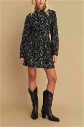 ATTRATIVO ΓΥΝΑΙΚΕΙO MINI ΦΟΡΕΜΑ ΜΕ FLORAL PRINT - 9921845 ΜΑΥΡΟ ATTRATTIVO