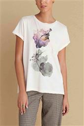 ATTRATIVO ΓΥΝΑΙΚΕΙΟ T-SHIRT ΜΕ PRINT - 9921800 ΕΚΡΟΥ ATTRATTIVO