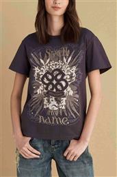 ATTRATIVO ΓΥΝΑΙΚΕΙΟ T-SHIRT ΜΕ PRINT - 9921804 ΜΑΥΡΟ ATTRATTIVO
