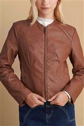 ΓΥΝΑΙΚΕΙΟ JACKET FAUX LEATHER - 9919193C ΤΑΜΠΑ ATTRATTIVO