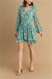ΓΥΝΑΙΚΕΙO MINI ΦΟΡΕΜΑ ΜΕ ALL-OVER PRINT ΚΑΙ ΒΟΛΑΝ - 9920472 ΠΡΑΣΙΝΟ ATTRATTIVO από το NOTOS