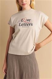 ΓΥΝΑΙΚΕΙΟ T-SHIRT ΜΕ LETTERING - 9919291 ΜΠΕΖ ATTRATTIVO