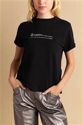 ΓΥΝΑΙΚΕΙΟ T-SHIRT ΜΕ LETTERING - 9919293 ΜΑΥΡΟ ATTRATTIVO