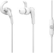 ATH-CKX7IS SONICFUEL IN-EAR HEADPHONES WITH IN-LINE MIC & CONTROL WHITE AUDIO TECHNICA