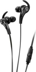 ATH-CKX9IS SONICFUEL IN-EAR HEADPHONES WITH IN-LINE MIC & CONTROL BLACK AUDIO TECHNICA