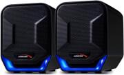 AC865B 6W COMPUTER SPEAKERS 2.0 USB BLUE/BLACK AUDIOCORE