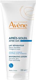 AFTER SUN RESTORATIVE LOTION FOR FACE & BODY ΚΑΤΑΠΡΑΥΝΤΙΚΗ, ΕΝΥΔΑΤΙΚΗ ΛΟΣΙΟΝ ΠΡΟΣΩΠΟΥ - ΣΩΜΑΤΟΣ ΓΙΑ ΜΕΤΑ ΤΗΝ ΕΚΘΕΣΗ ΣΤΟΝ ΗΛΙΟ, ΚΑΤΑΛΛΗΛΗ ΓΙΑ ΕΥΑΙΣΘΗΤΕΣ ΕΠΙΔΕΡΜΙΔΕΣ 200ML AVENE