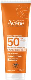 LAIT SOLAIRE DRY TOUCH SPF50 ΑΝΤΗΛΙΑΚΟ ΓΑΛΑΚΤΩΜΑ ΥΨΗΛΗΣ ΠΡΟΣΤΑΣΙΑΣ ΓΙΑ ΠΡΟΣΩΠΟ & ΣΩΜΑ ΜΕ ΑΟΡΑΤΟ ΤΕΛΕΙΩΜΑ 250ML AVENE από το PHARM24