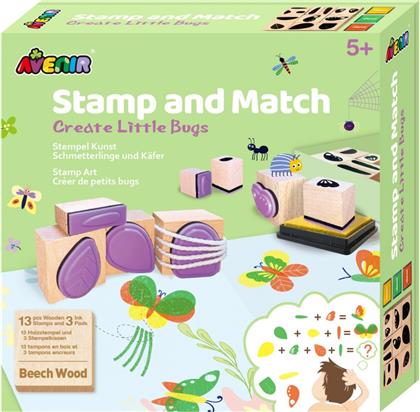 STAMP AND MATCH-CREATE LITTLE BUGS 60739 AVENIR