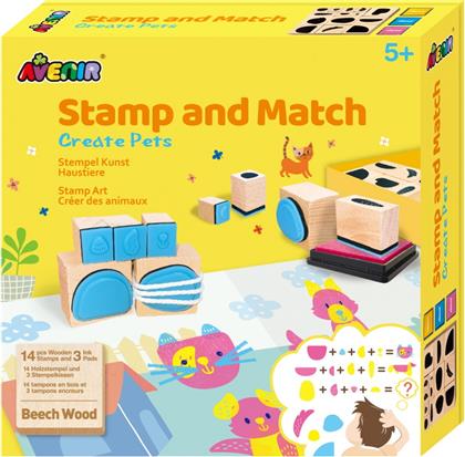 STAMP AND MATCH-CREATE PETS 60741 AVENIR