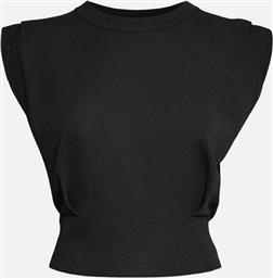 VMLITA LS O-NECK CROPPED KNIT TOP VMA AWARE