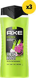 ΑΦΡΟΝΤΟΥΣ EPIC FRESH 1200ML (3X400ML) AXE