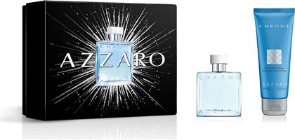 CHROME EAU DE TOILETTE 50 ML + CHROME HAIR & BODY SHAMPOO 75 ML - LF218700 AZZARO