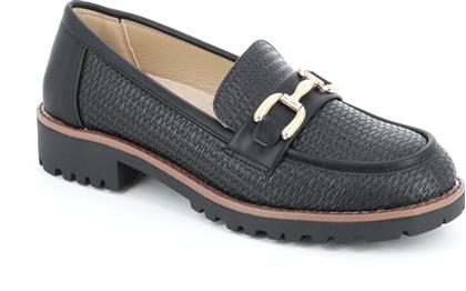 140-21 ΓΥΝΑΙΚΕΙΟ ΥΠΟΔΗΜΑ LOAFERS, ΜΑΥΡΟ B SOFT
