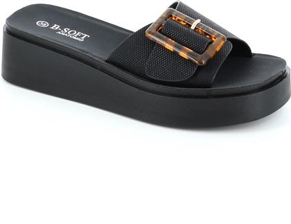 218-805 ΓΥΝΑΙΚΕΙΟ ΥΠΟΔΗΜΑ FLATFORM, ΜΑΥΡΟ B SOFT
