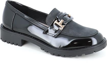22112 ΓΥΝΑΙΚΕΙΟ ΥΠΟΔΗΜΑ LOAFER, ΜΑΥΡΟ B SOFT