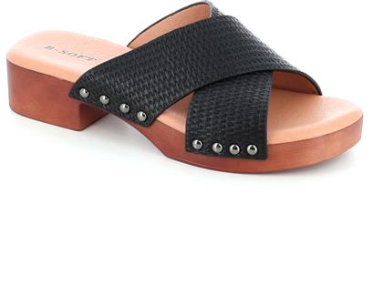 2506 ΓΥΝΑΙΚΕΙΟ ΥΠΟΔΗΜΑ MULE, ΜΑΥΡΟ B SOFT