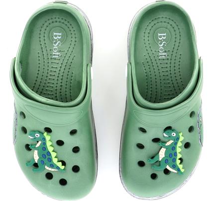 3012 ΠΑΙΔΙΚΗ ΣΑΓΙΟΝΑΡΑ CROCKS, ΠΡΑΣΙΝΟ B SOFT
