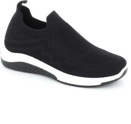 321-07 ΓΥΝΑΙΚΕΙΟ ΥΠΟΔΗΜΑ CASUAL, ΜΑΥΡΟ B SOFT