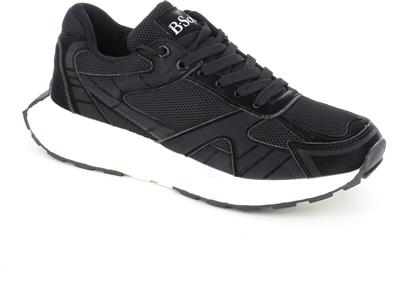 4700 ΓΥΝΑΙΚΕΙΟ ΥΠΟΔΗΜΑ SNEAKER, ΜΑΥΡΟ B SOFT