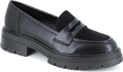 58188 ΓΥΝΑΙΚΕΙΟ ΥΠΟΔΗΜΑ LOAFERS, ΜΑΥΡΟ B SOFT