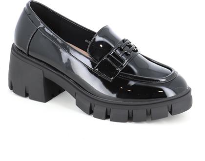 6632-251 ΓΥΝΑΙΚΕΙΟ ΥΠΟΔΗΜΑ LOAFERS, ΜΑΥΡΟ B SOFT