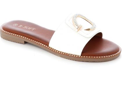 698-13 ΓΥΝΑΙΚΕΙΟ ΥΠΟΔΗΜΑ FLAT, ΑΣΠΡΟ B SOFT