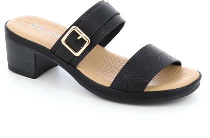 7736-421 ΓΥΝΑΙΚΕΙΟ ΥΠΟΔΗΜΑ MULE, ΜΑΥΡΟ B SOFT