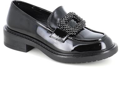 80160 ΓΥΝΑΙΚΕΙΟ ΥΠΟΔΗΜΑ LOAFERS, ΜΑΥΡΟ B SOFT