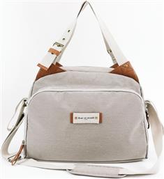 ΤΣΑΝΤΑ ΜΕ ΑΛΛΑΞΙΕΡΑ TOTE BAG SOFT GREY BOB PARIS BOB-216730-005 (ΧΡΩΜΑ: ΓΚΡΙ) - - BOB-216730-005 BABY ON BOARD