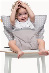 ΦΟΡΗΤΟ ΚΑΘΙΣΜΑ ΦΑΓΗΤΟΥ-ΒΟΛΤΑΣ POCKET CHAIR ΓΚΡΙ ΑΣΤΕΡΙΑ BTL301736 (ΧΡΩΜΑ: ΛΕΥΚΟ) - - BTL301736 BABY TO LOVE