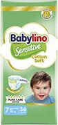 ΠΑΝΕΣ SENSITIVE COTTON SOFT ECONOMY NO7 15+ KG/36ΤΕΜ. BABYLINO