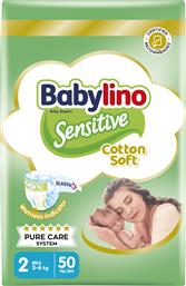 ΠΑΝΕΣ SENSITIVE NO 2 (3-6 KG) (50 ΤΕΜ) BABYLINO