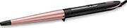 ΚΩΝΙΚΟ ΨΑΛΙΔΙ ΜΑΛΛΙΩΝ CONICAL CURLING WAND WARM BLACK PINK C454E BABYLISS