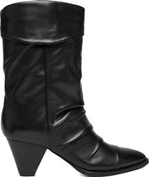 ΜΠΟΤΕΣ EO-APRIL-25FW218-1 ΜΑΥΡΟ BADURA