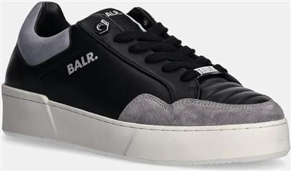 ΔΕΡΜΑΤΙΝΑ ΑΘΛΗΤΙΚΑ ΠΑΠΟΥΤΣΙΑ BT LEATHER SNEAKER ΧΡΩΜΑ: ΜΑΥΡΟ, B1511.1045 BALR