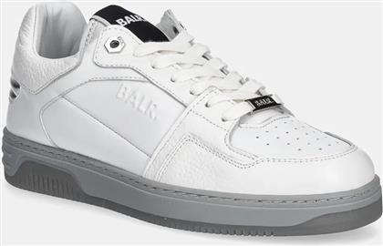 ΔΕΡΜΑΤΙΝΑ ΑΘΛΗΤΙΚΑ ΠΑΠΟΥΤΣΙΑ THE CLUB URBAN CUP SNEAKER ΧΡΩΜΑ: ΑΣΠΡΟ, B1511.1046 BALR